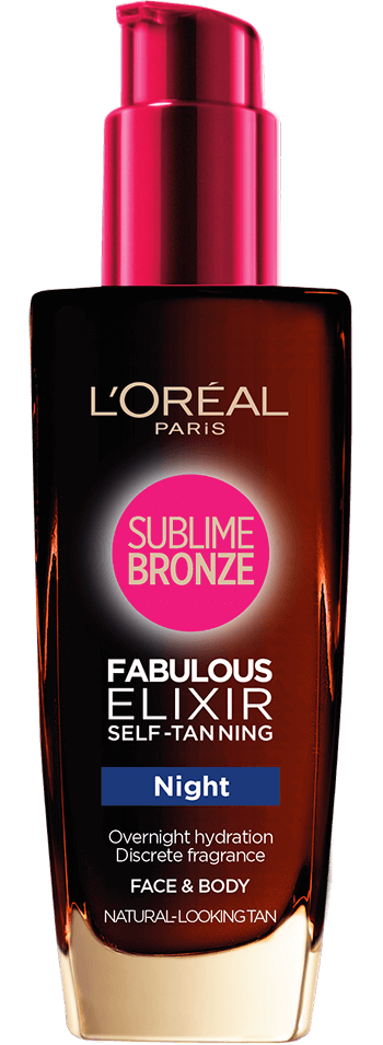 Selvbruningsserum over natten Sublime Bronze pakkebilde